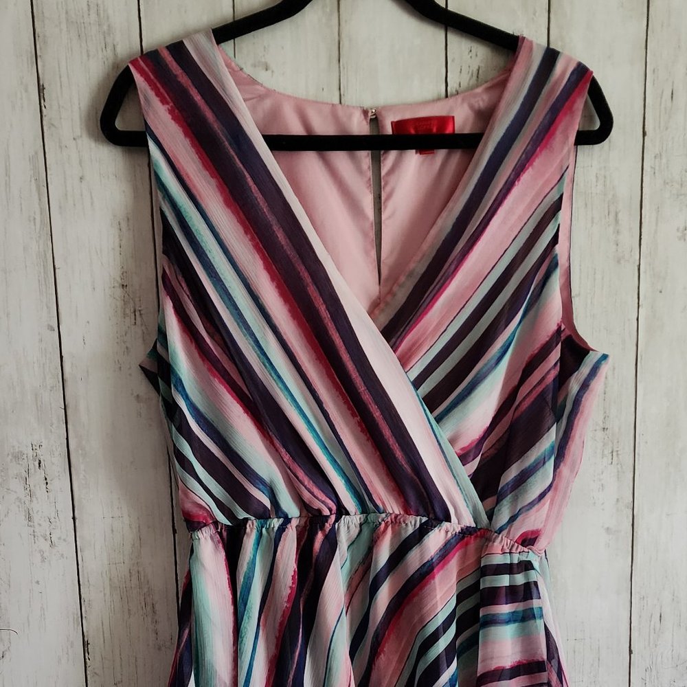 Colorful Ruffle Dress